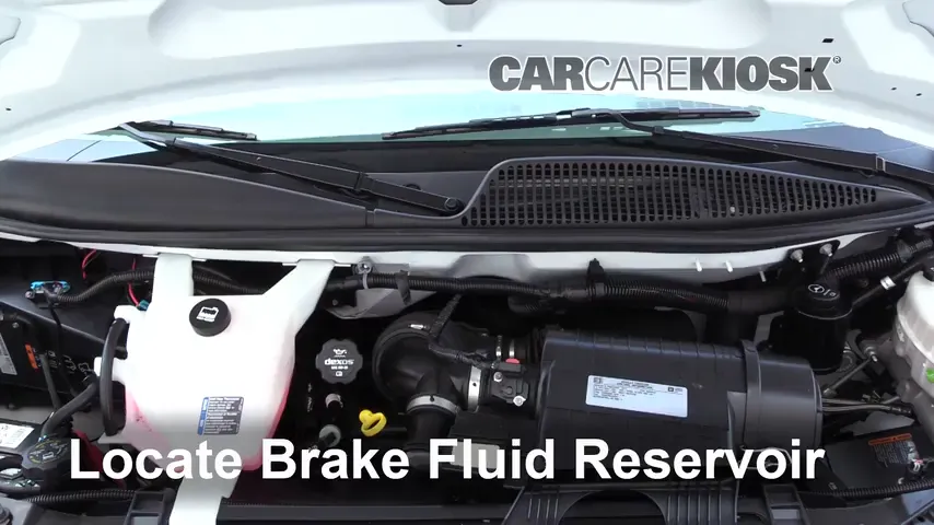 2017 GMC Savana 2500 4.8L V8 FlexFuel Extended Cargo Van Brake Fluid